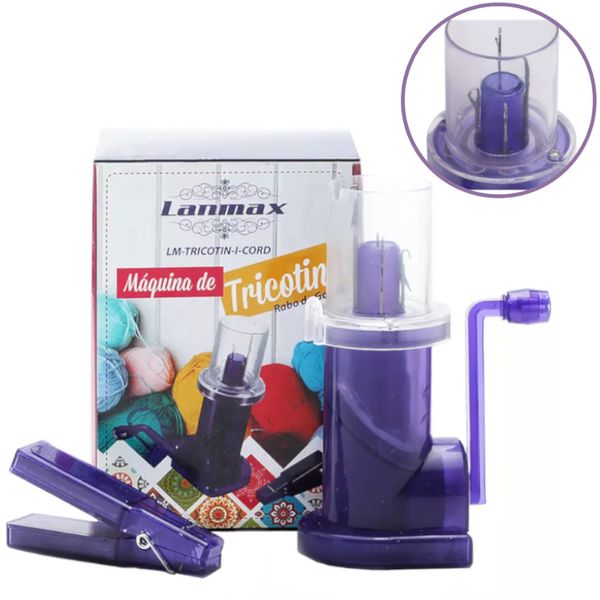 Máquina de Tricotin Lanmax Rabo de Gato I-Cord
