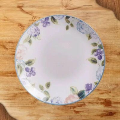 Aparelho de Jantar 20 Peças em Porcelana Decorada Tramontina Aura Mesa Posta 4 Pessoas