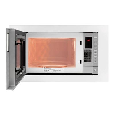 Micro-ondas Fischer Fit Line Embutir 25L Moldura Branco 110V
