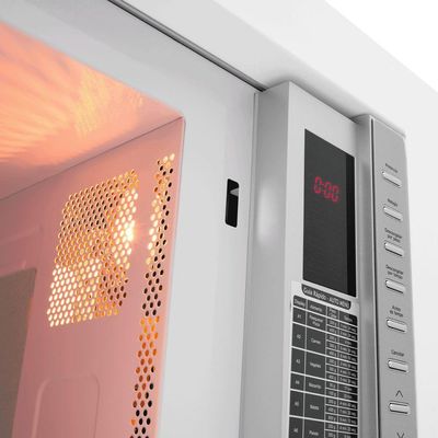 Micro-ondas Fischer Fit Line Embutir 25L Moldura Branco 110V