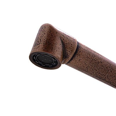 Torneira Pia Lavatório Banheiro Parede Industrial Rustico Rosé Cobre Velho Metal Luxo