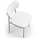 Cadeira Decorativa Para Sala De Jantar Melina Base Arena L02 Facto Branco - Lyam Decor