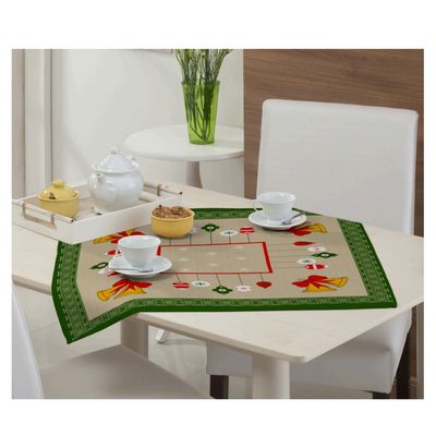 Toalha Mesa Cha Gourmet 60x60cm Natal Sortida Raner