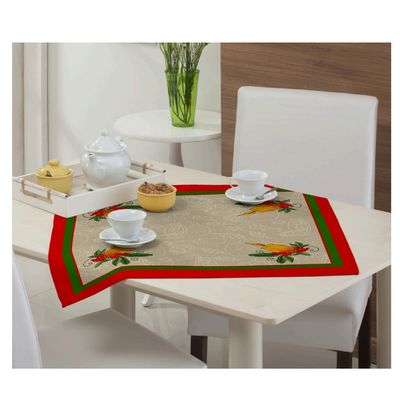 Toalha Mesa Cha Gourmet 60x60cm Natal Sortida Raner