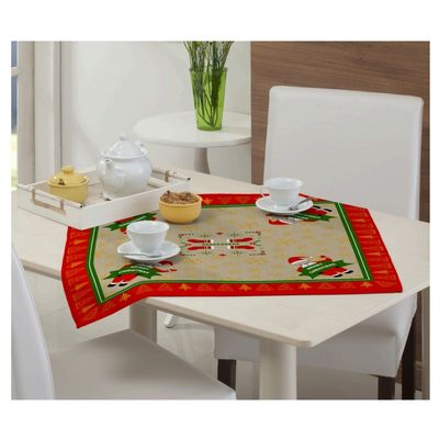 Toalha Mesa Cha Gourmet 60x60cm Natal Sortida Raner