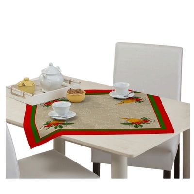 Toalha Mesa Cha Gourmet 60x60cm Natal Sortida Raner