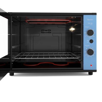 Forno Terim Elétrico Bancada Top 60 Collor 60l Azul 220V