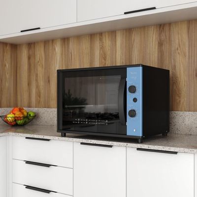 Forno Terim Elétrico Bancada Top 60 Collor 60l Azul 220V