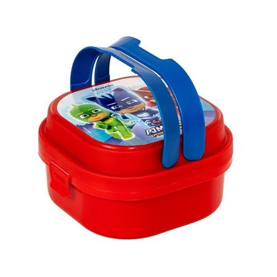 Marmita Com 2 Compartimentos, Trava E Alças 660ml Pj Masks Decorado Pj Masks