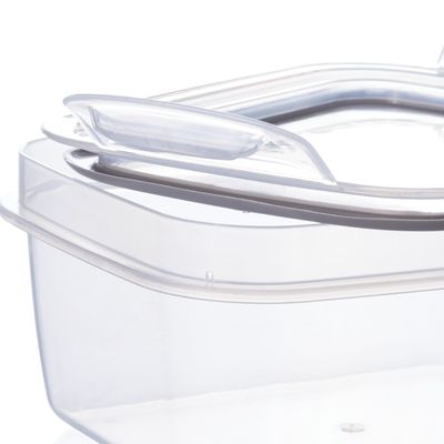 Pote Porta Frios Frutas Hermetico Trava Plastico BPA Free 1L