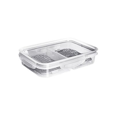Pote Porta Frios Frutas Hermetico Trava Plastico BPA Free 1L