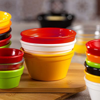 Ramequim Cheff 150ml Vermelho em Polipropileno
