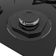 Cooktop Nardelli à Gás Ndl 5b Vidro Preto Flange Esmaltada Preto Bivolt