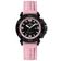 Relógio Feminino Quartzo Moderno Multifuncional Impermeavel 3atm Preto Rosa