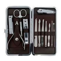 Kit Manicure Estojo Cortador Lixa Alicate Tesoura Cuidado