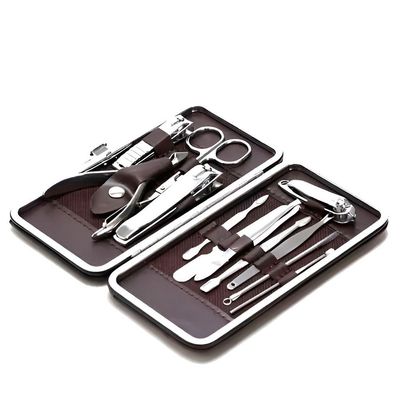 Kit Manicure Estojo Cortador Lixa Alicate Tesoura Cuidado
