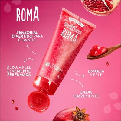 L'occitane Au Brésil Geleia De Banho Esfoliante Romã 200ml