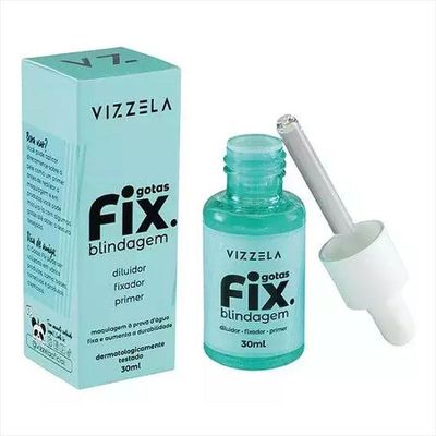 Kit Vizzela Brindagem Gotas Fix+real Fix Fixador Maquiagem