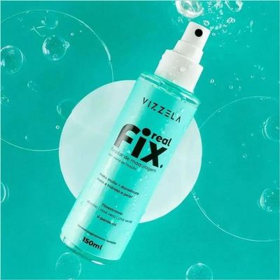 Kit Vizzela Brindagem Gotas Fix+real Fix Fixador Maquiagem