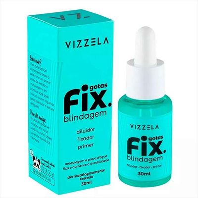 Kit Vizzela Brindagem Gotas Fix+real Fix Fixador Maquiagem
