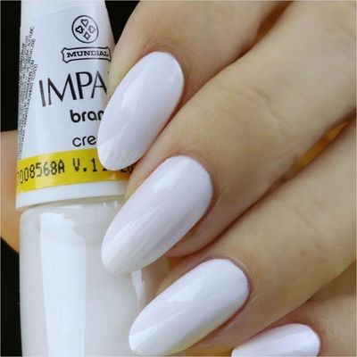 Impala Esmalte A Cor Da Moda Cremoso Branco 7,5ml