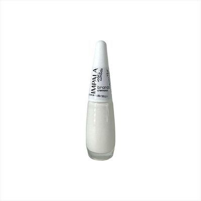 Impala Esmalte A Cor Da Moda Cremoso Branco 7,5ml