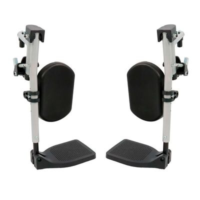 Suporte de Pernas com Ajuste de Altura Cadeira de Rodas D600 Dellamed Preto