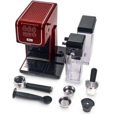 Cafeteira Espresso Oster Primalatte Touch Vermelha Bvstem6801r-017 110V