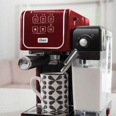 Cafeteira Espresso Oster Primalatte Touch Vermelha Bvstem6801r-017 110V