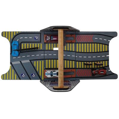 Postinho de Gasolina Brinquedo MDF Dobrável Mecânica Lava Rápido Carrinho Infantil 3+