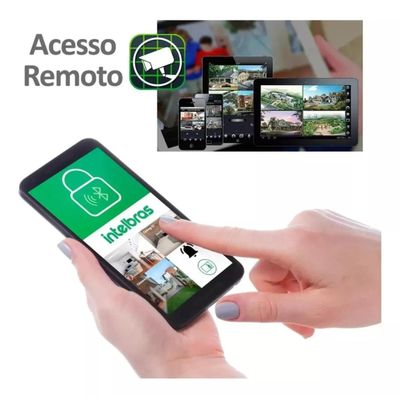 Kit 6 Câmeras Intelbras 1120b Hd Dvr Mhdx 8 Canais