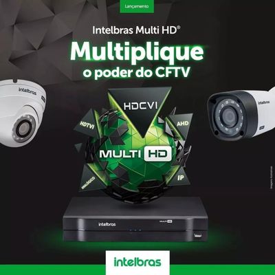 Kit 6 Câmeras Intelbras 1120b Hd Dvr Mhdx 8 Canais