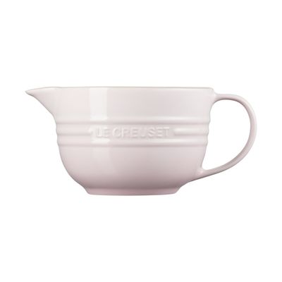 KIT LE CREUSET BOWL DE PREPARO 2L E TRAVESSA RETANGULAR HERITAGE 26CM SHELL PINK