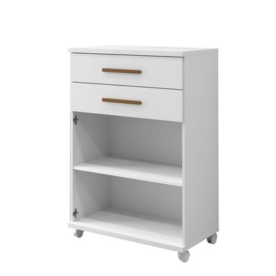 Balcão Mônaco Arte Móveis 2 Portas 2 Gaveta Flex Branco