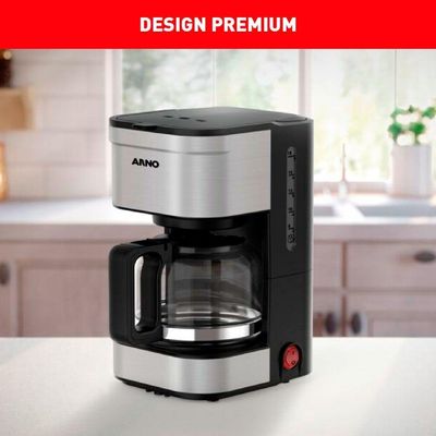 Cafeteira Elétrica Arno Preferita Inox CFPF 110V