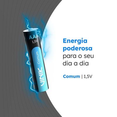 Pilha Comum Aaa Tubo C-40 1.5v - Vp3at40c