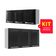 Conjunto 2 Armários Aéreo Luce Ip3 Itatiaia 35 / Preto
