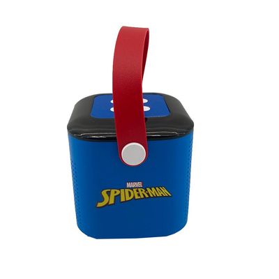 Caixa de Som Bluetooth Karaokê Infantil Homem-Aranha
