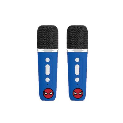 Caixa de Som Bluetooth Karaokê Infantil Homem-Aranha