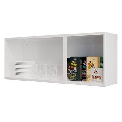 Armário Aéreo De Cozinha Preto 3 Portas Rose