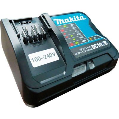 Kit Carregador Dc10sb Bivolt Com 2 Baterias Bl1016 Makita