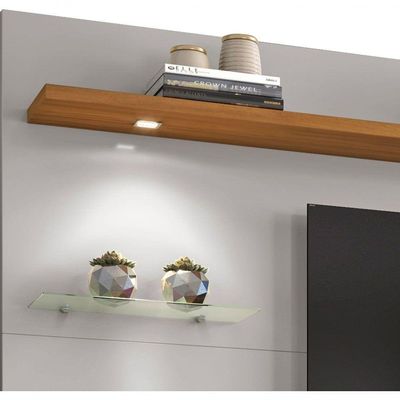 Home Suspenso Amur Off White Com Freijó - Moveisaqui
