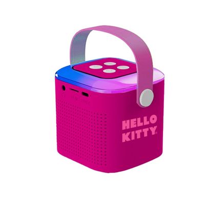 Caixa de Som Bluetooth Karaokê Infantil Hello Kitty