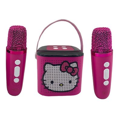 Caixa de Som Bluetooth Karaokê Infantil Hello Kitty