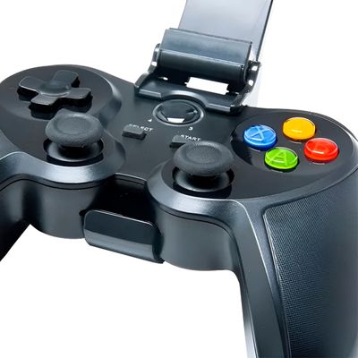 Controle Gamepad Bluetooth Suporte Celular Joystick - Bluetooth 5.0 e 2.4GHz com Suporte para Celular