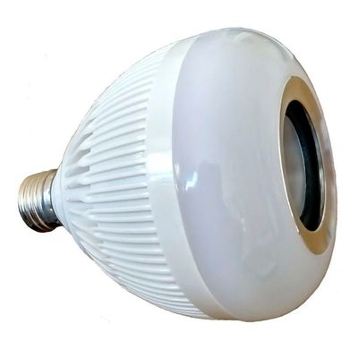Lâmpada LED Inteligente RGB com Bluetooth e Alto-Falante – Controle por App ou Controle Remoto