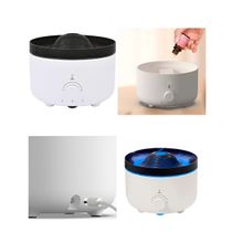 Umidificador de Ar Difusor Aromatizador Efeito Vulcão com Névoa Relaxante e Luzes