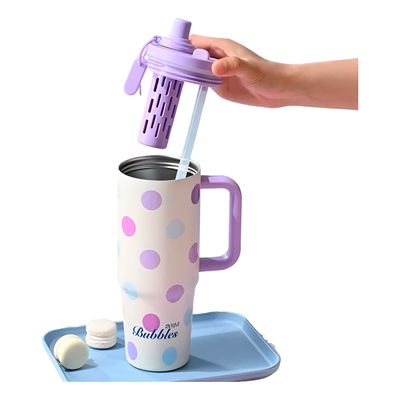 Copo Térmico 900ml com Canudo – Mantém Bebidas Quentes e Geladas, Anti-Derramamento Cor:Verde