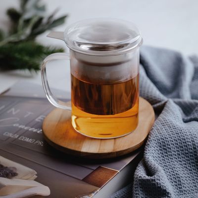 Caneca de Vidro Tramontina com Infusor de Chá 350 ml