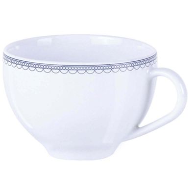 Aparelho de Jantar Azzura 30 Peças Porcelana Tramontina Azul Decorada 6 Pessoas